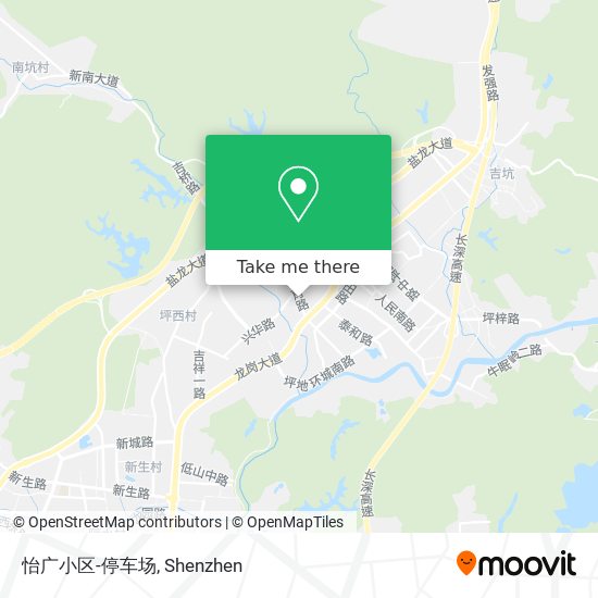怡广小区-停车场 map