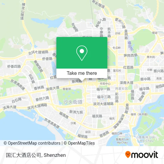 国汇大酒店公司 map