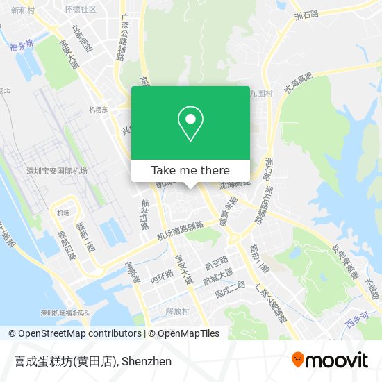 喜成蛋糕坊(黄田店) map