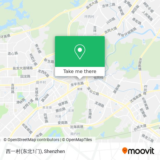 西一村(东北1门) map