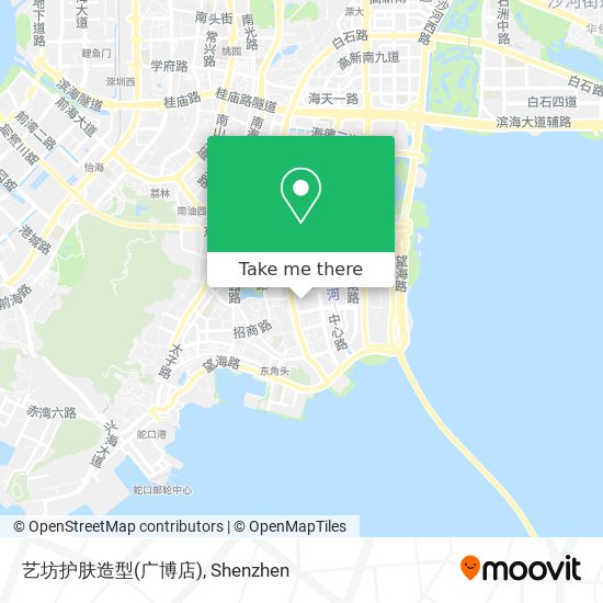 艺坊护肤造型(广博店) map