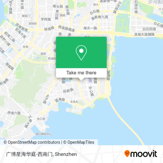 广博星海华庭-西南门 map