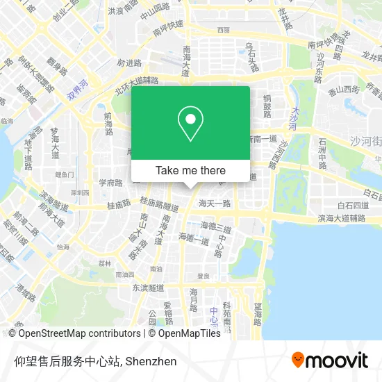 仰望售后服务中心站 map