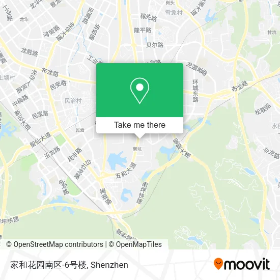 家和花园南区-6号楼 map