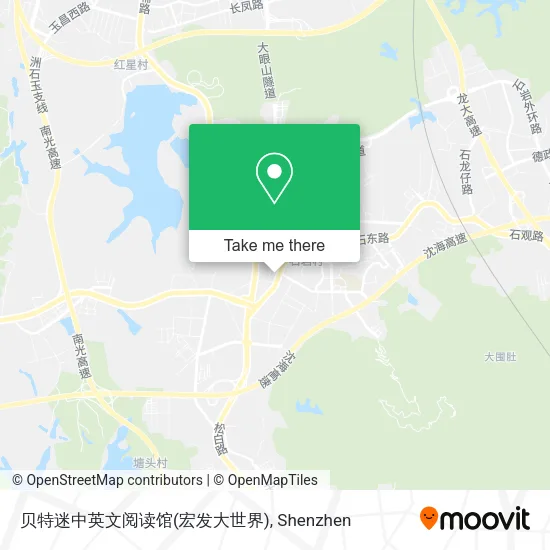 贝特迷中英文阅读馆(宏发大世界) map