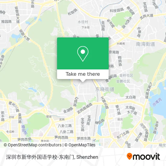 深圳市新华外国语学校-东南门 map