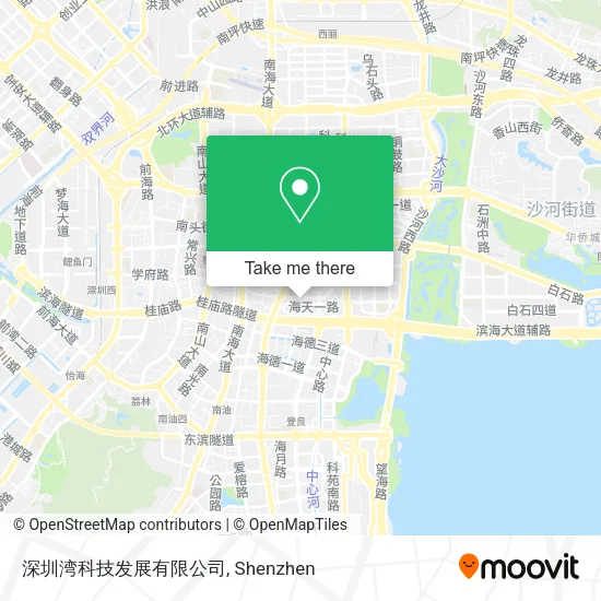 深圳湾科技发展有限公司 map