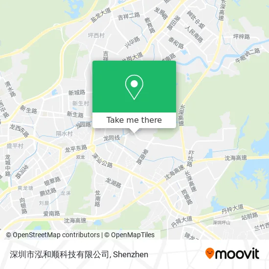 深圳市泓和顺科技有限公司 map
