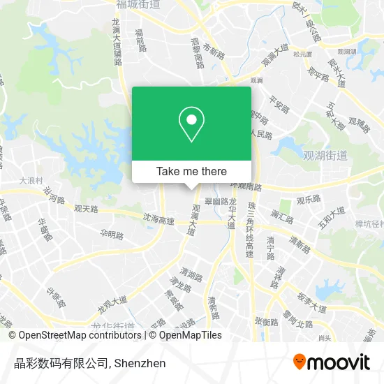 晶彩数码有限公司 map