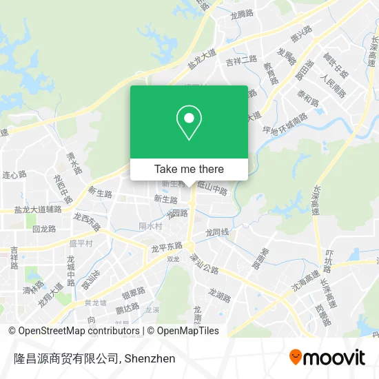 隆昌源商贸有限公司 map