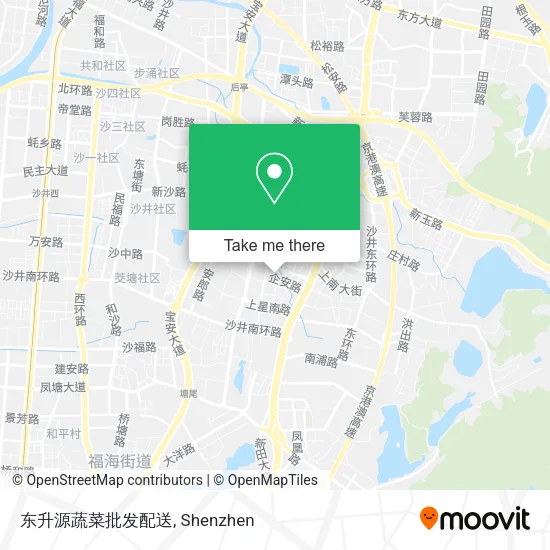 东升源蔬菜批发配送 map
