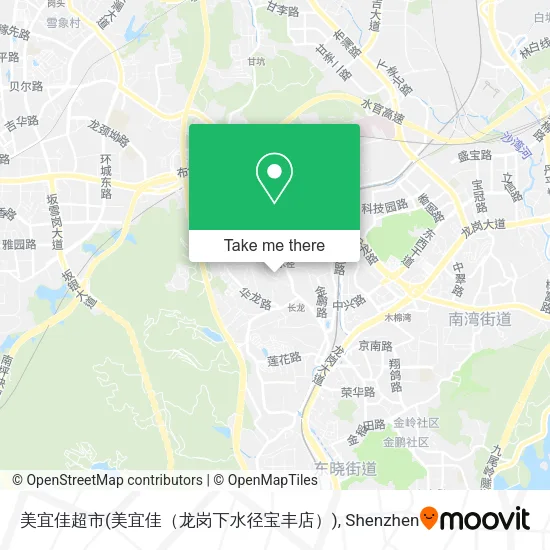 美宜佳超市(美宜佳（龙岗下水径宝丰店）) map