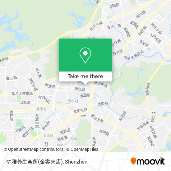 梦雅养生会所(金客来店) map