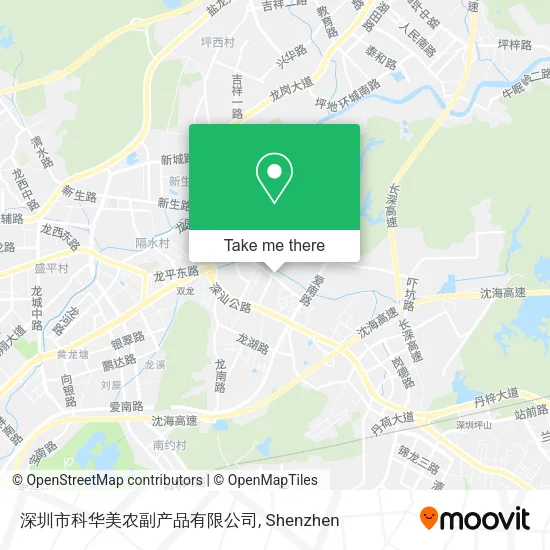 深圳市科华美农副产品有限公司 map