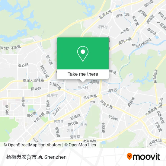 杨梅岗农贸市场 map