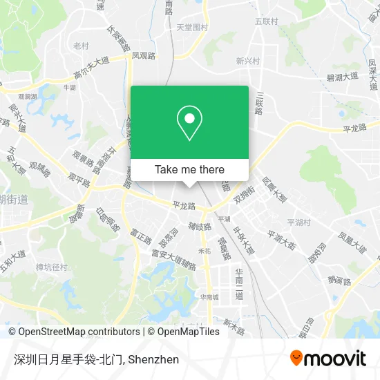深圳日月星手袋-北门 map