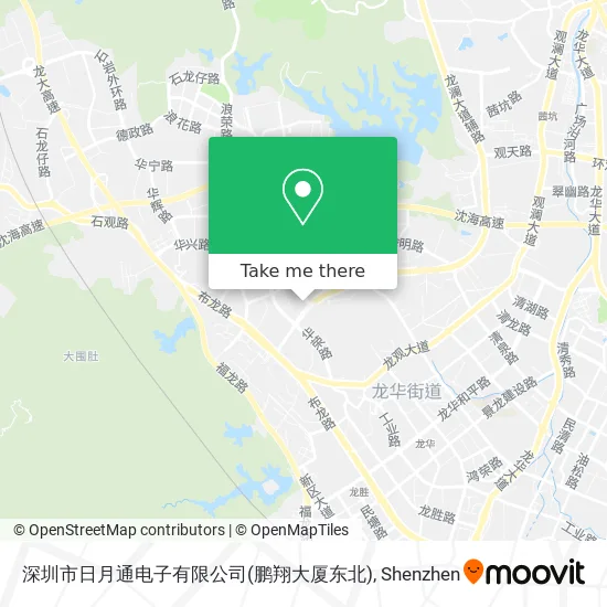 深圳市日月通电子有限公司(鹏翔大厦东北) map