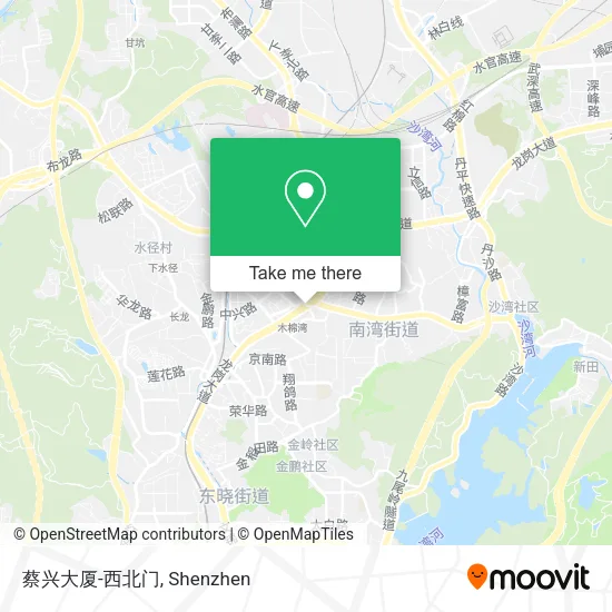 蔡兴大厦-西北门 map