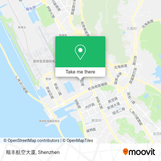 顺丰航空大厦 map