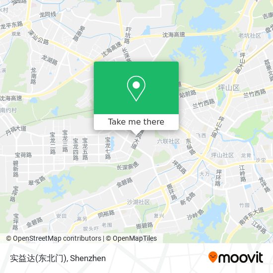 实益达(东北门) map