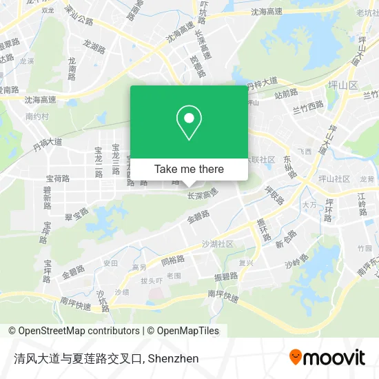 清风大道与夏莲路交叉口 map