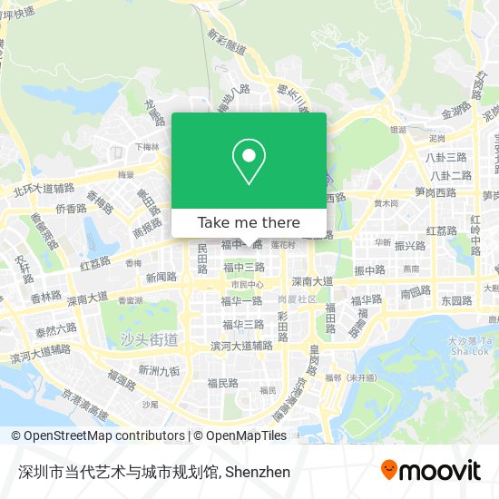 深圳市当代艺术与城市规划馆 map