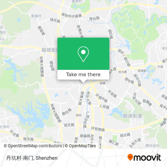 丹坑村-南门 map