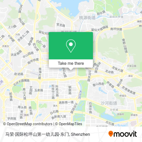 马荣·国际松坪山第一幼儿园-东门 map