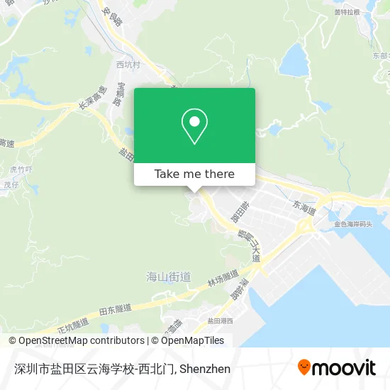 深圳市盐田区云海学校-西北门 map