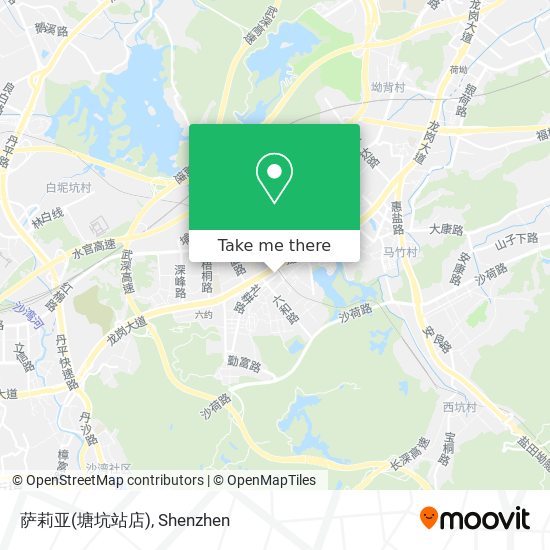 萨莉亚(塘坑站店) map
