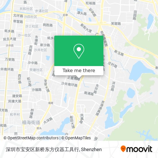 深圳市宝安区新桥东方仪器工具行 map