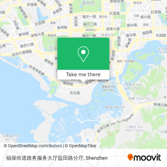 福保街道政务服务大厅益田路分厅 map