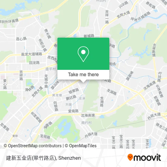 建新五金店(翠竹路店) map
