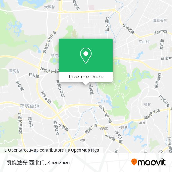 凯旋激光-西北门 map
