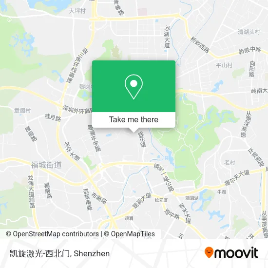 凯旋激光-西北门 map