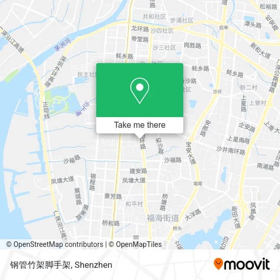 钢管竹架脚手架 map