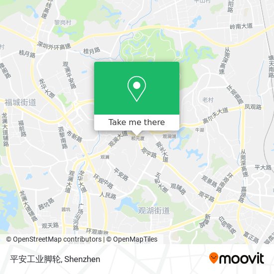 平安工业脚轮 map
