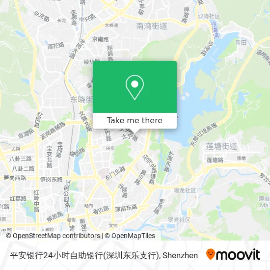 平安银行24小时自助银行(深圳东乐支行) map