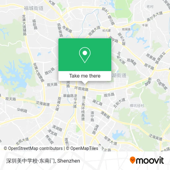 深圳美中学校-东南门 map