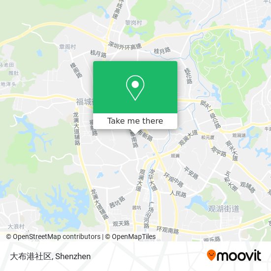 大布港社区 map