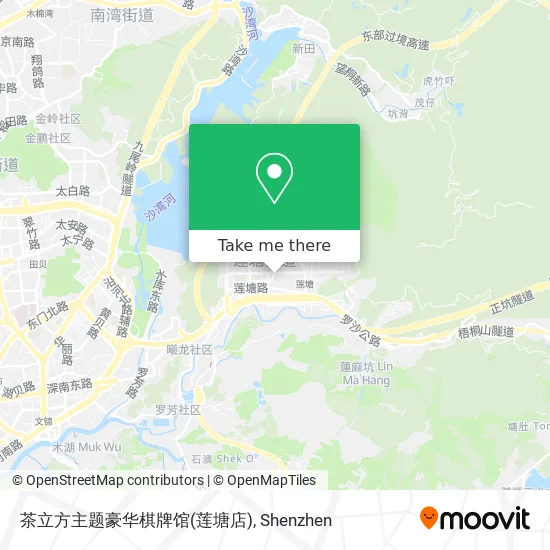 茶立方主题豪华棋牌馆(莲塘店) map