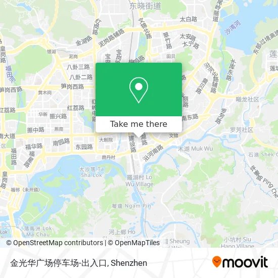 金光华广场停车场-出入口 map