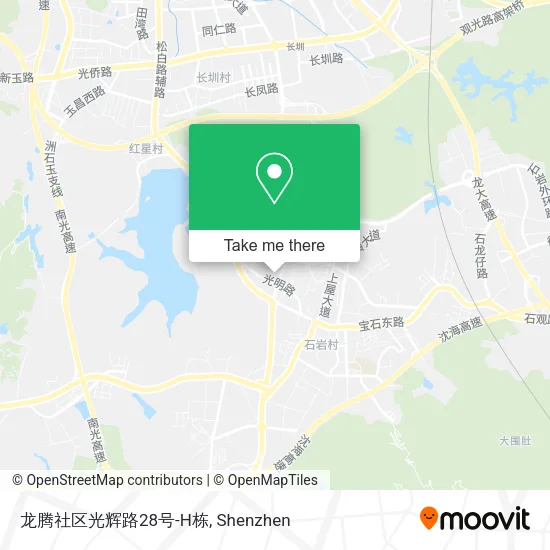 龙腾社区光辉路28号-H栋 map