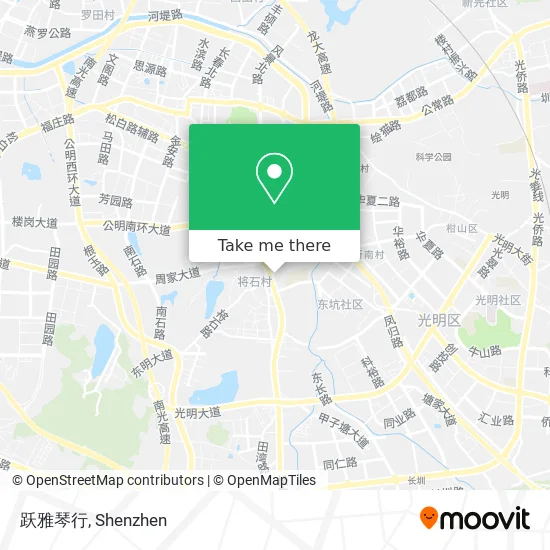 跃雅琴行 map
