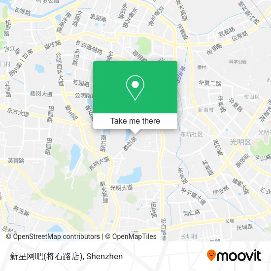 新星网吧(将石路店) map