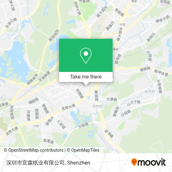 深圳市宜森纸业有限公司 map