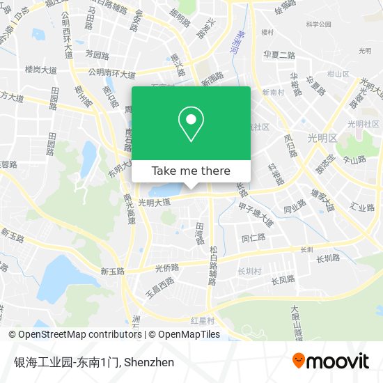 银海工业园-东南1门 map