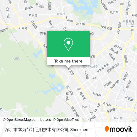 深圳市本为节能照明技术有限公司 map