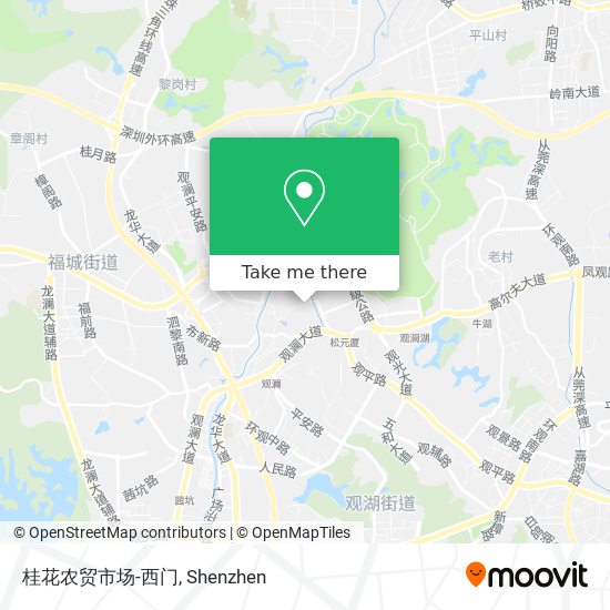 桂花农贸市场-西门 map