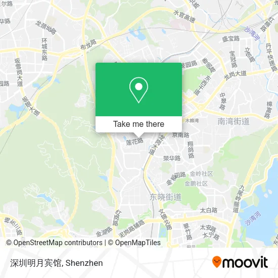 深圳明月宾馆 map